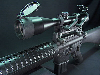 HITECH QD Type-1 system on AR15, 8 X 42 Battle Pack